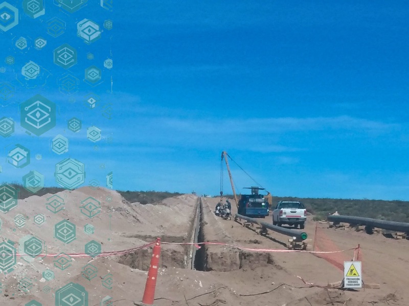Obra lineal — tendido de ducto