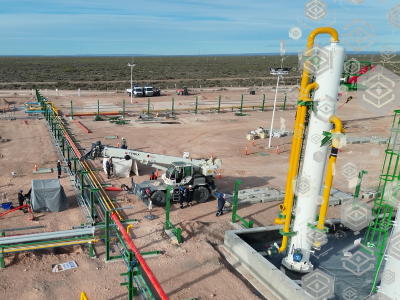 Detalle de planta en construcción